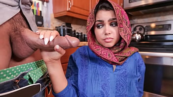 Muslim Foreign Exchange College damsel Introduced To Immense White Fuck-stick - Ada Sanchez