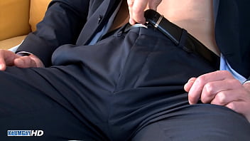 To win a contract, this str8 let us to fumble his ample lollipop