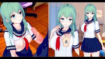 [Eroge Koikatsu! ] Touhou Sanae Kochiya rubs her Bra-stuffers H! 3DCG Yam-sized Bra-stuffers Anime Flick (Touhou Project) [Hentai Game]